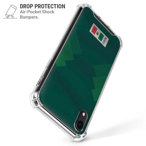 Mexico Soccer Flag iPhone XR Clear Case